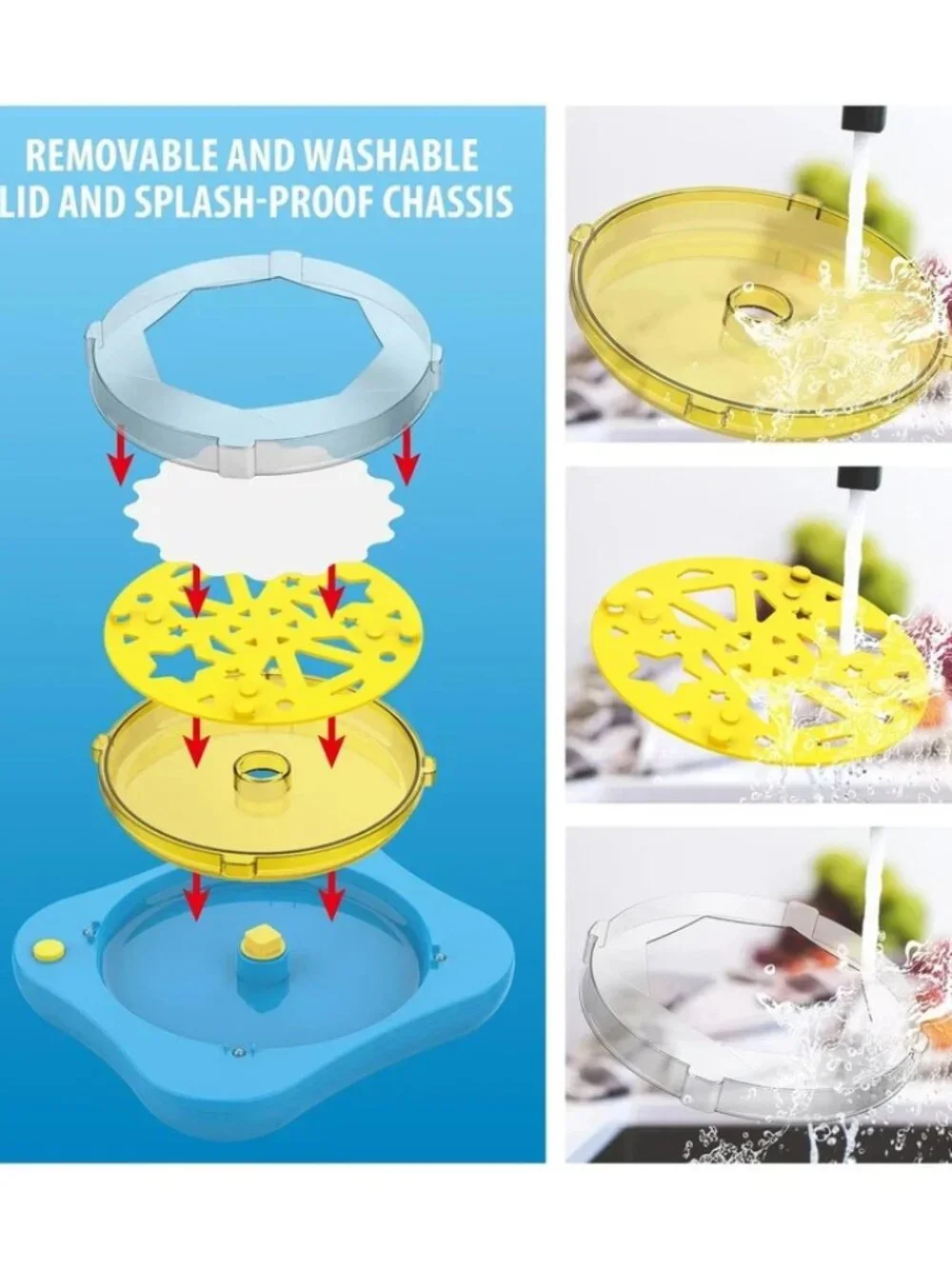 Spin Art Paint Machine for Kids Electric Spinning Painting Toy